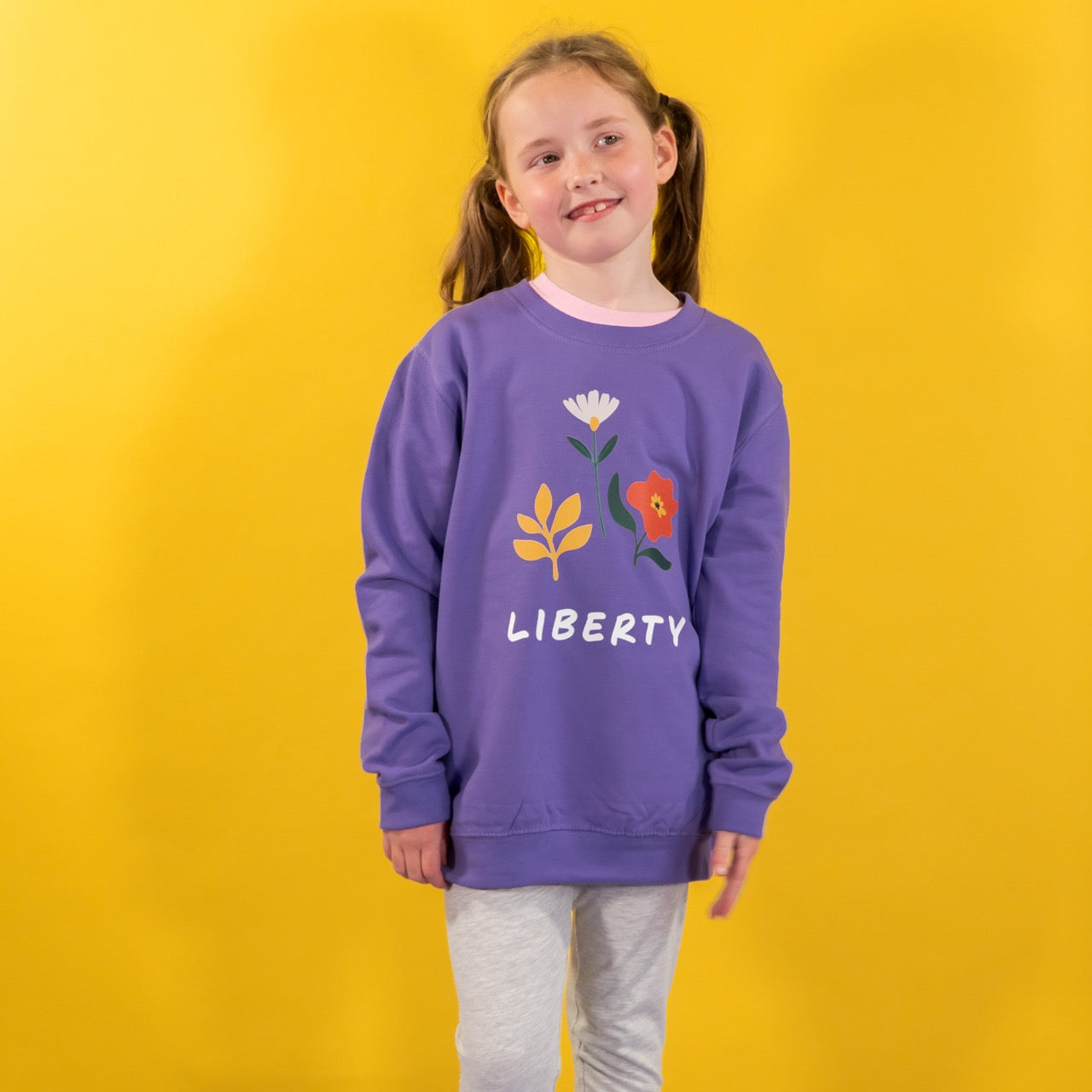 Children's Personalised Birth Flower Sweatshirt