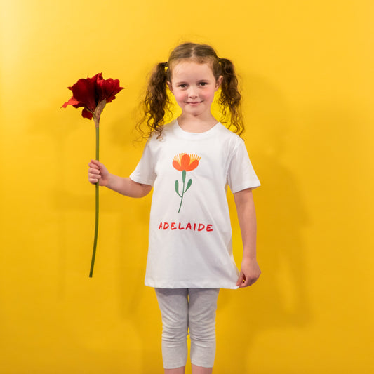 Children's Personalised Birth Flower T-Shirt