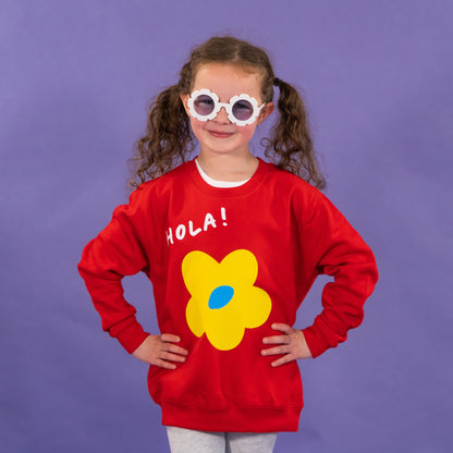 Children's Hola Flower Sweatshirt