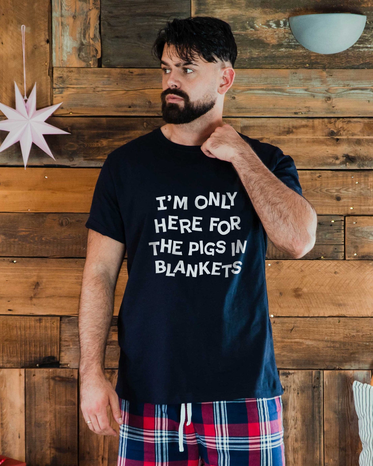 Only Here for the Pigs In Blankets Christmas T-Shirt