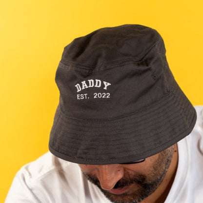 Personalised Dad Est Year Bucket Hat