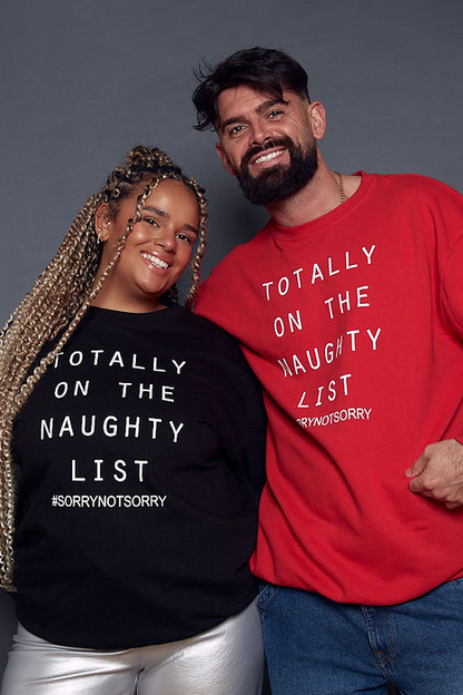 Men's Naughty List Christmas Jumper