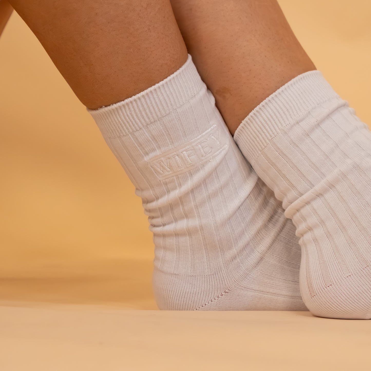Embroidered Wifey Bride Socks