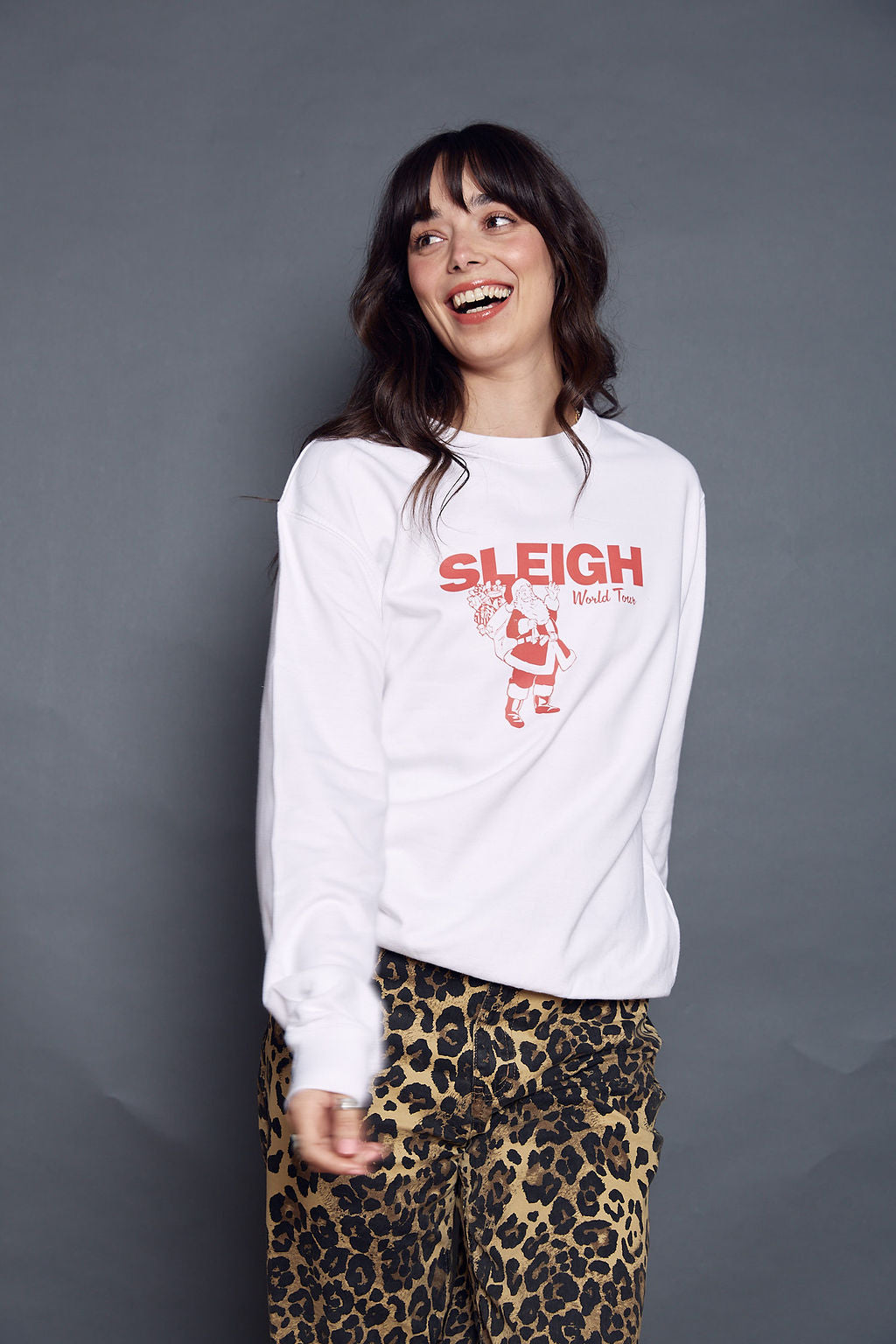 Sleigh It World Tour Santa Christmas Sweatshirt