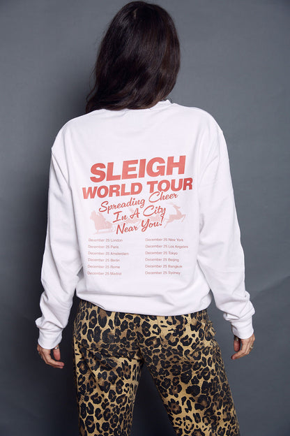 Sleigh It World Tour Santa Christmas Sweatshirt