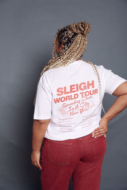 Sleigh It World Tour Christmas T-Shirt