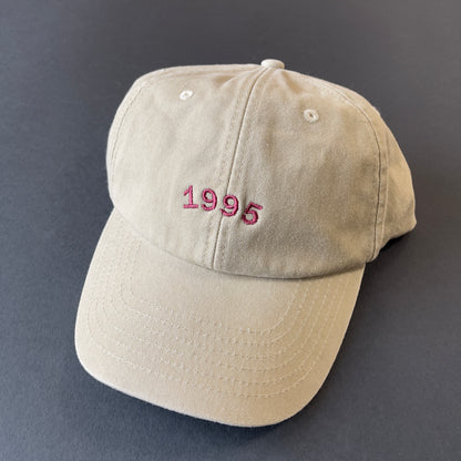 Vintage Style Denim Unisex Personalised Slogan Cap