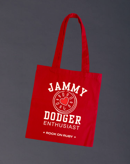 Biscuit Lover Slogan Tote Bag
