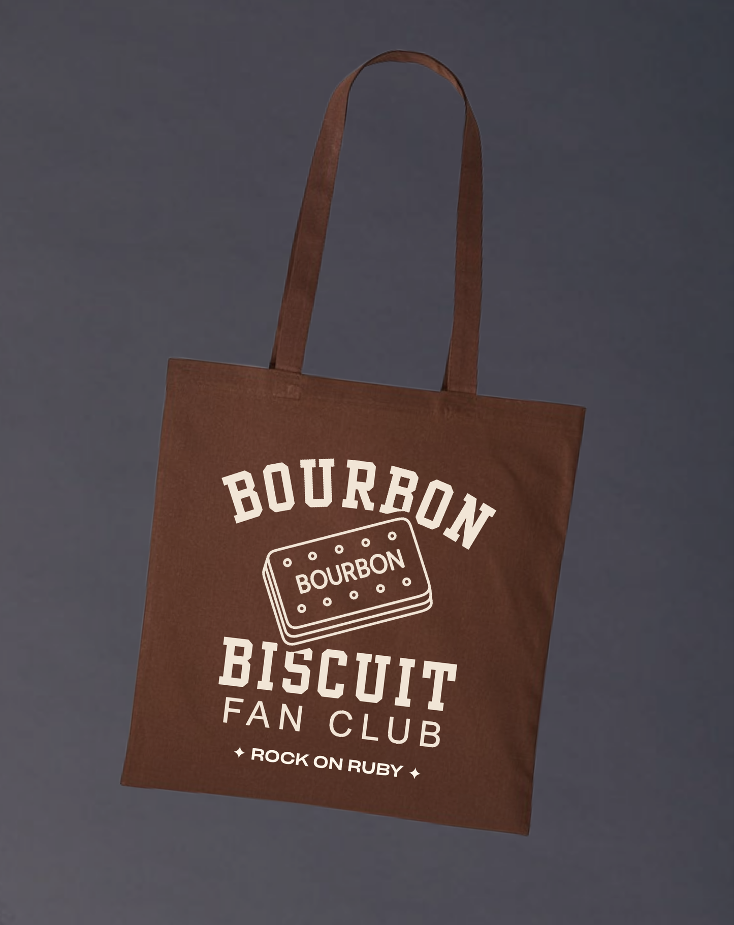 Biscuit Lover Slogan Tote Bag