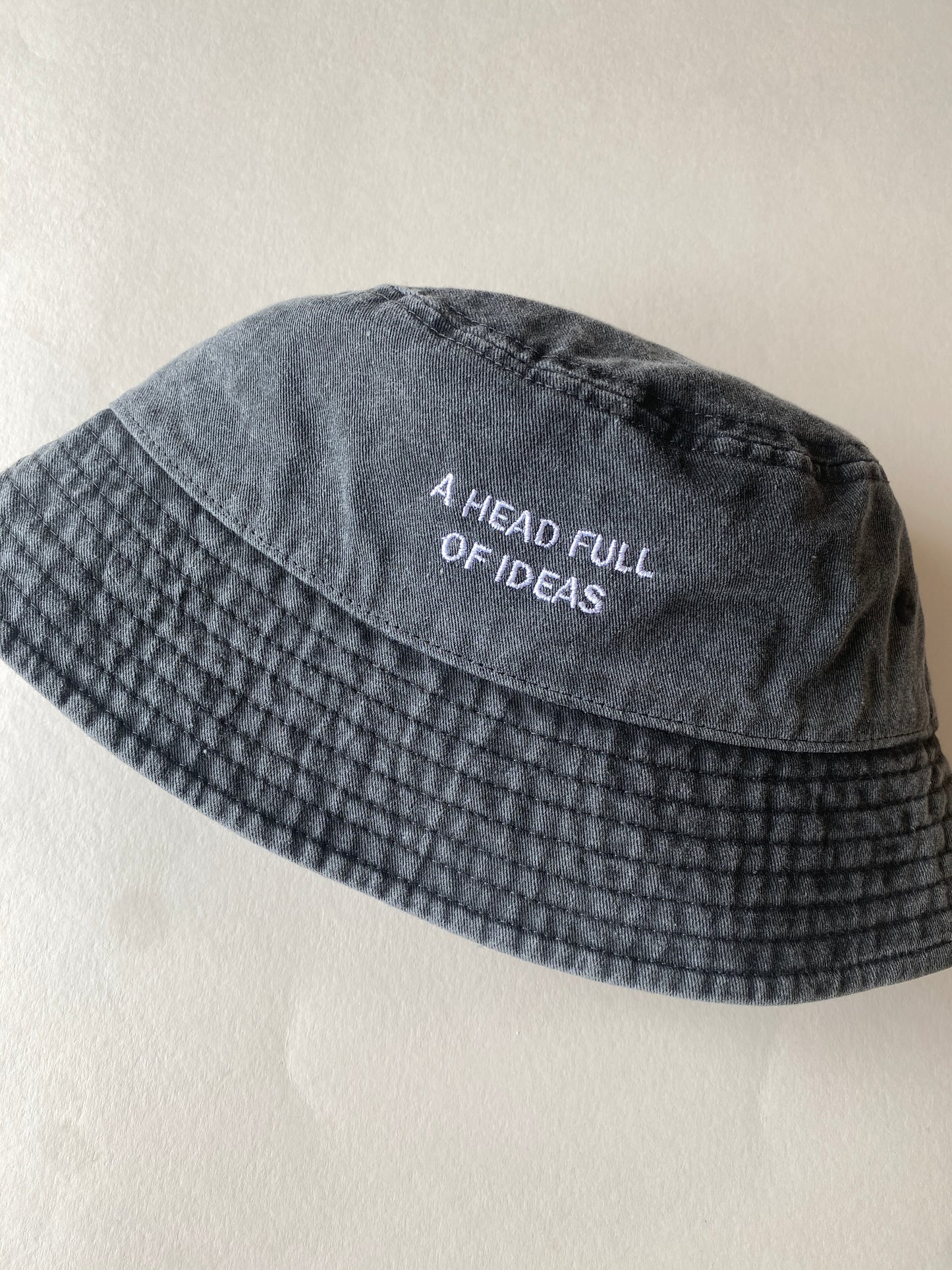Personalised Slogan Vintage Bucket Hat