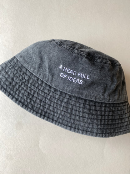 Personalised Slogan Vintage Bucket Hat