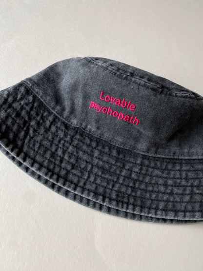 Personalised Slogan Vintage Bucket Hat
