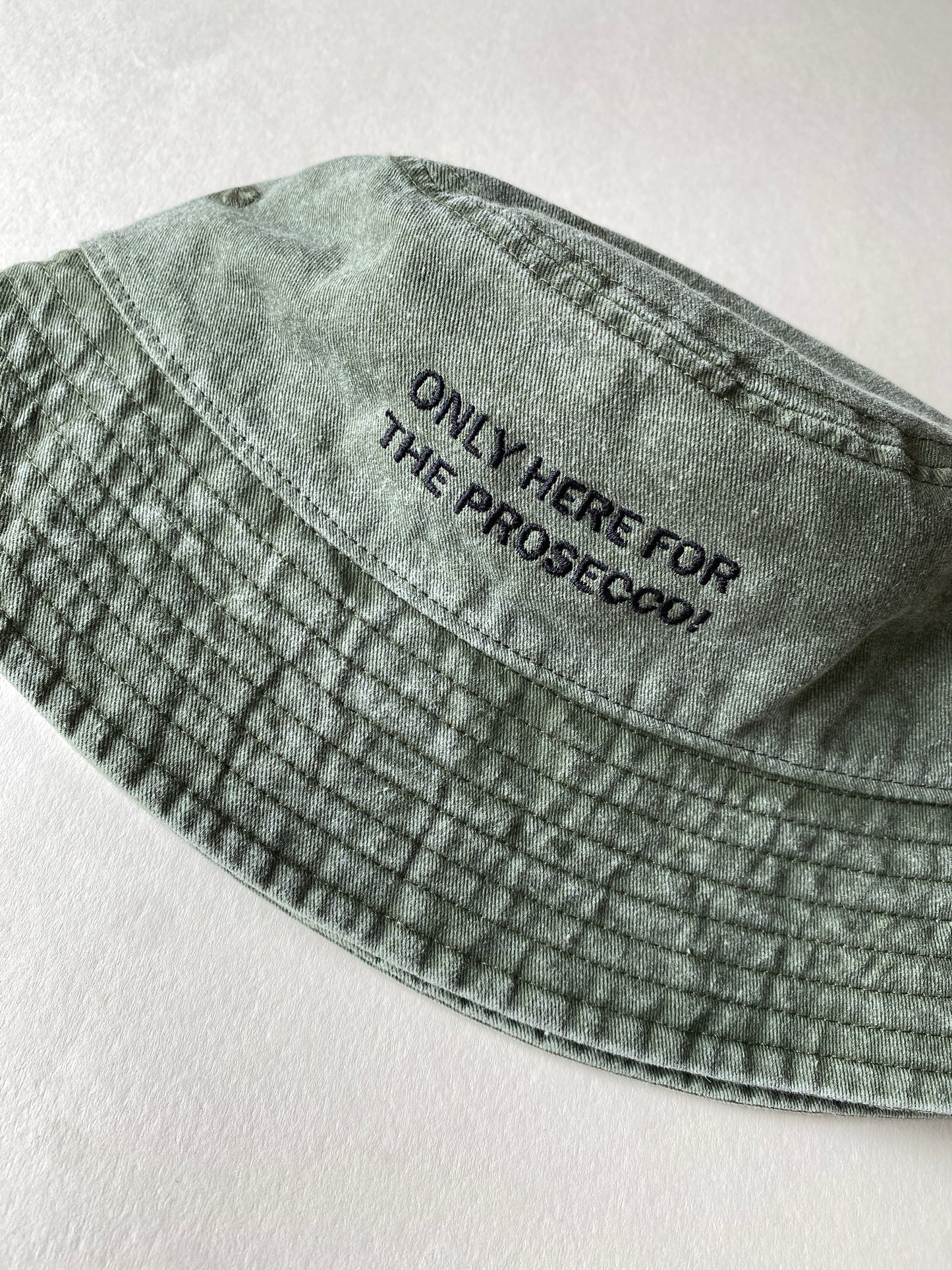 Personalised Slogan Vintage Bucket Hat