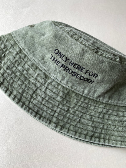 Personalised Slogan Vintage Bucket Hat