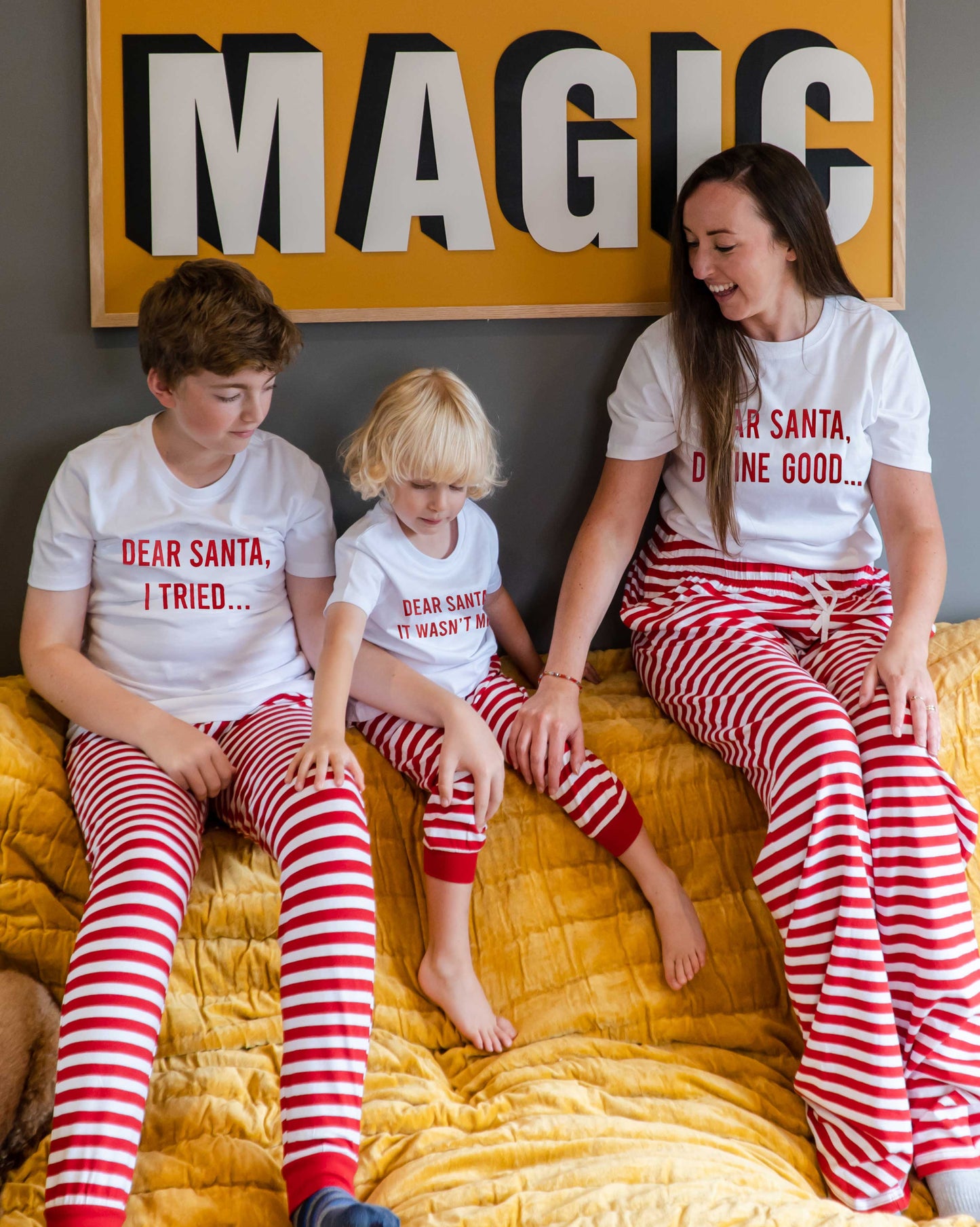 Dear Santa Matching Family Pyjama Set Bundle