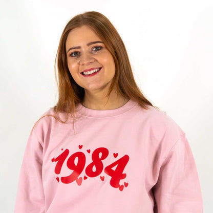 Personalised Heart Year Sweatshirt
