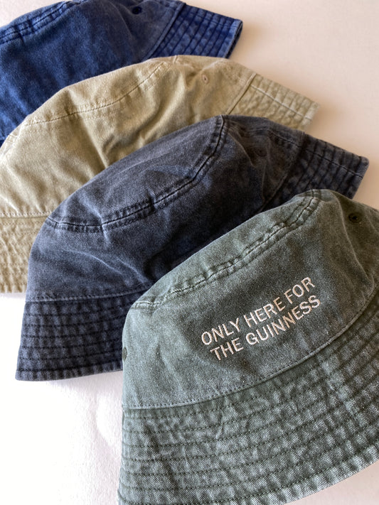 Personalised Slogan Vintage Bucket Hat