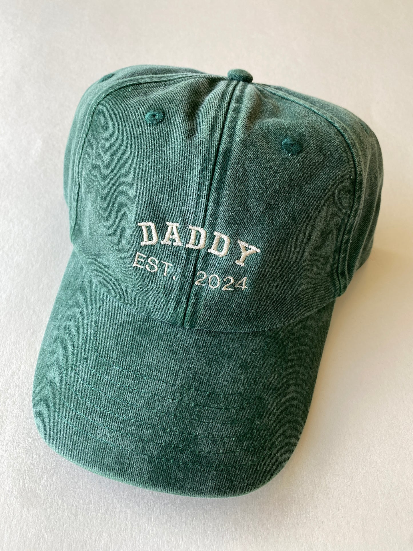 Personalised Dad Est Year Cap