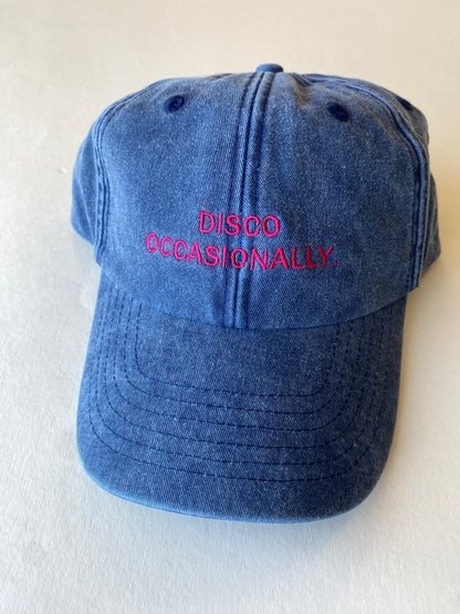 Vintage Style Denim Unisex Personalised Slogan Cap