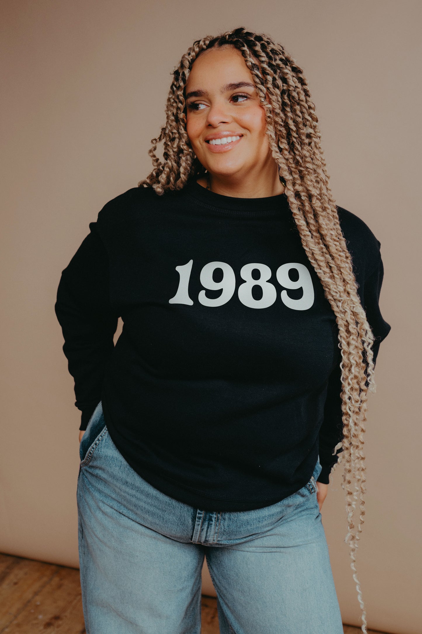 Funky Font Personalised Year Sweatshirt