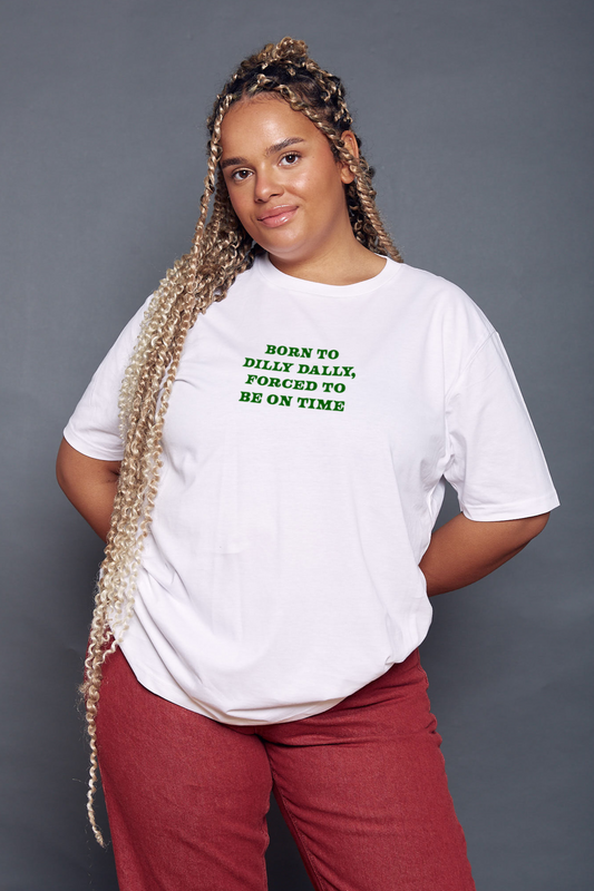 Dilly Dally Slogan T-Shirt