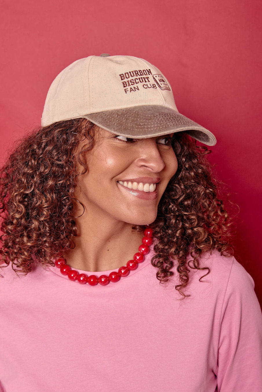 Bourbon Biscuit Fan Club Slogan Cap