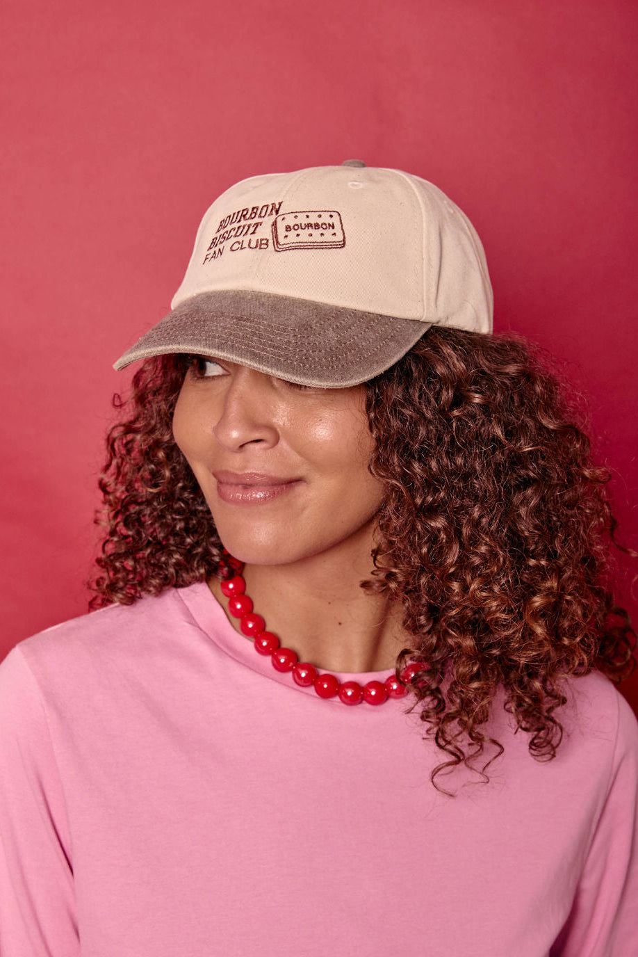 Bourbon Biscuit Fan Club Slogan Cap