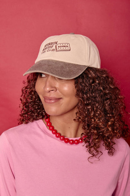 Bourbon Biscuit Fan Club Slogan Cap