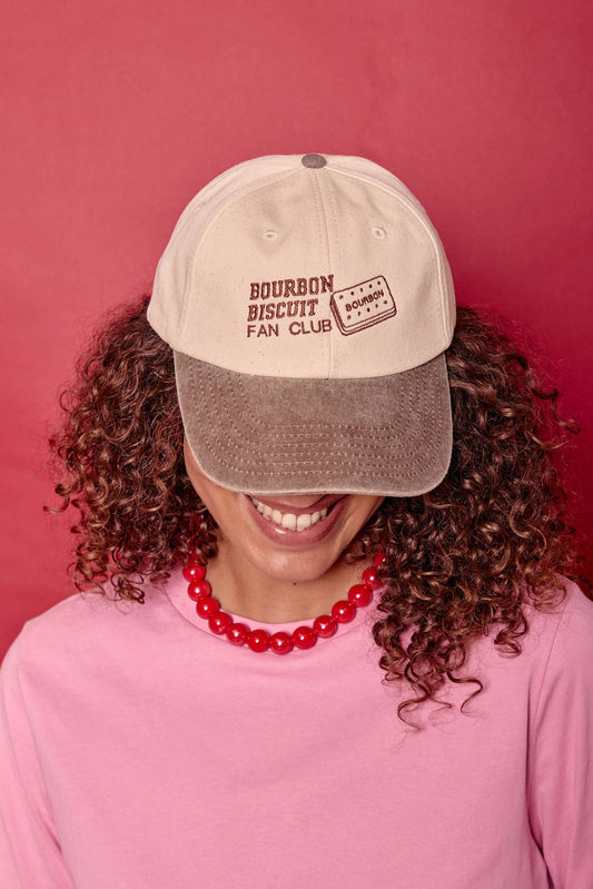 Bourbon Biscuit Fan Club Slogan Cap