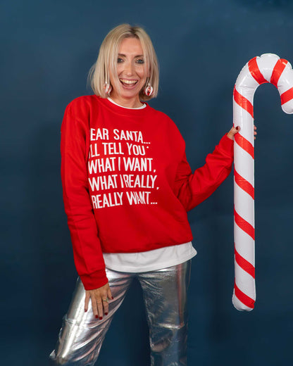 I'll Tell You What I Want Christmas Jumper