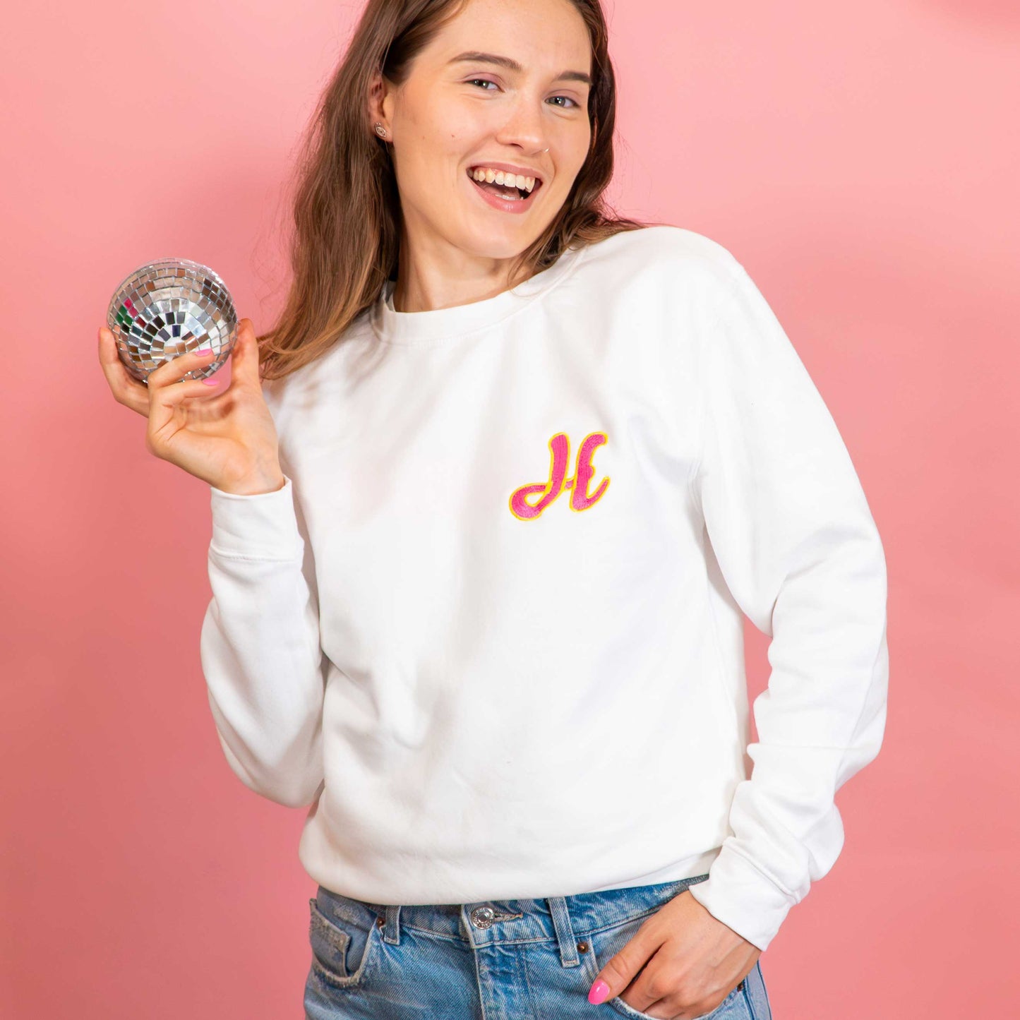 Personalised Dolly Initial Sweatshirt