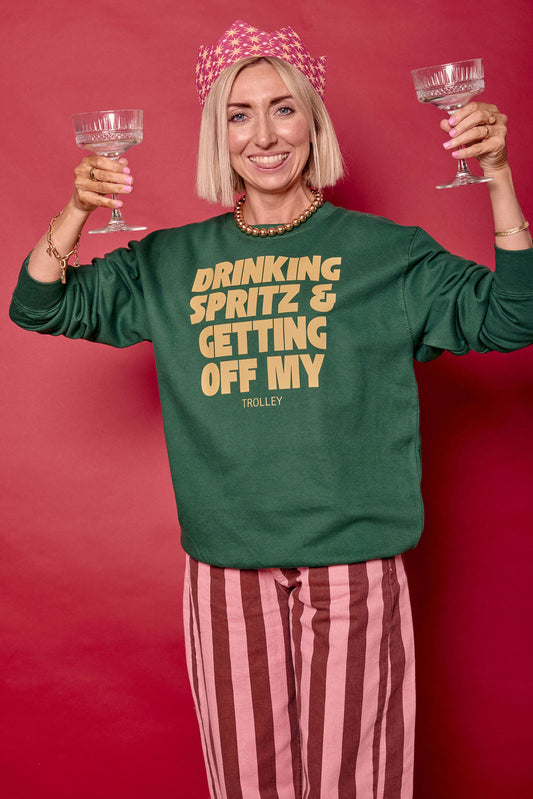 Drinking Spritz Christmas Sweatshirt