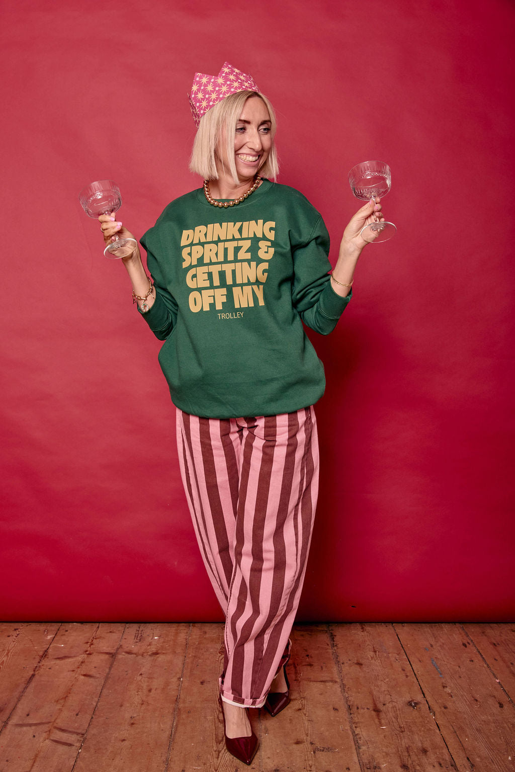 Drinking Spritz Christmas Sweatshirt