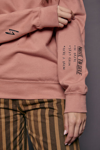 Note To Self Sleeve Sweatshirt