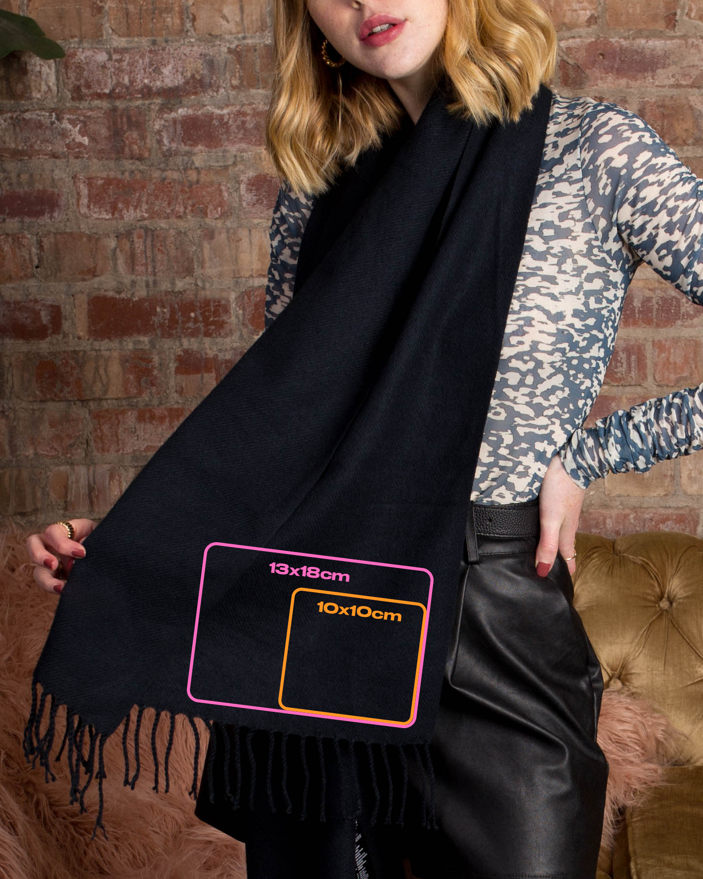 Personalised photo outlet scarf