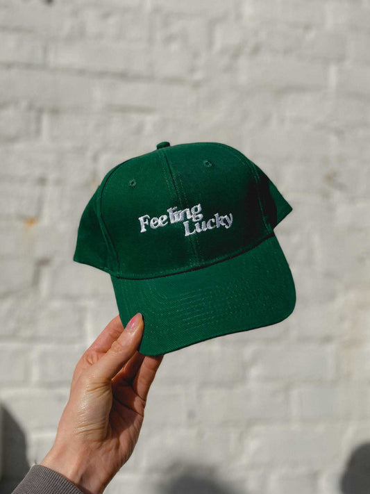 Feeling Lucky Slogan Cap