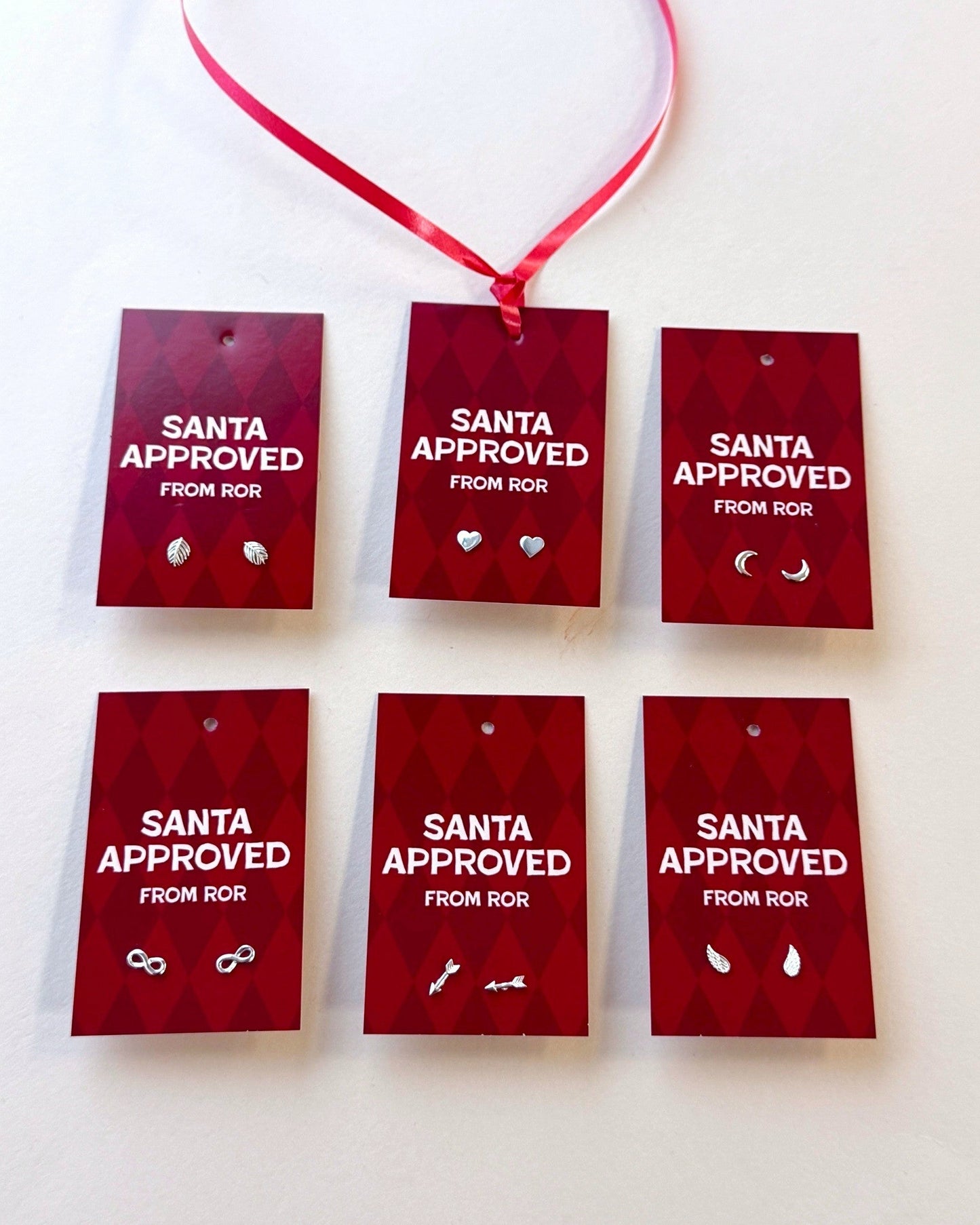 Silver Christmas Earrings