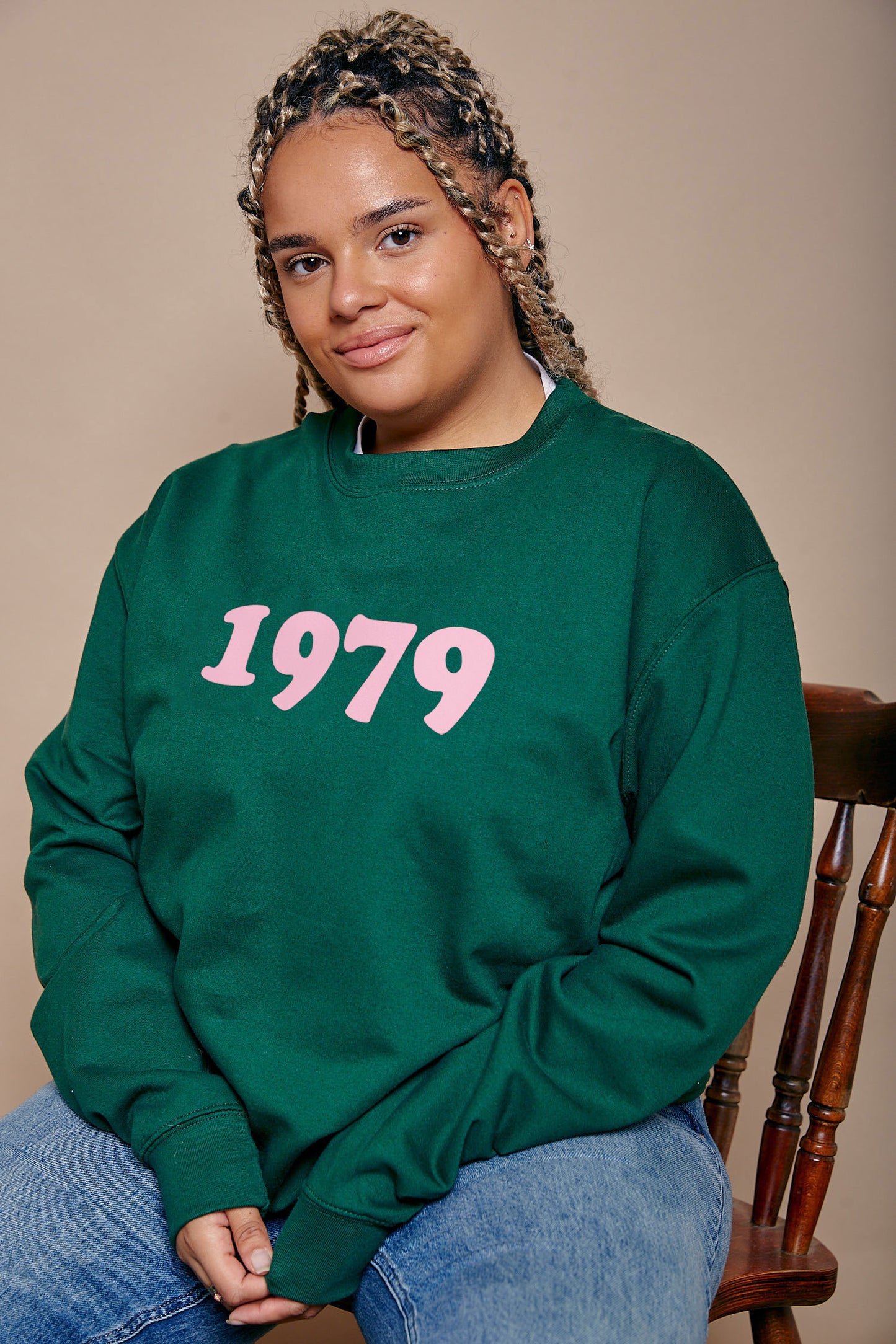 Retro Font Personalised Year Sweatshirt