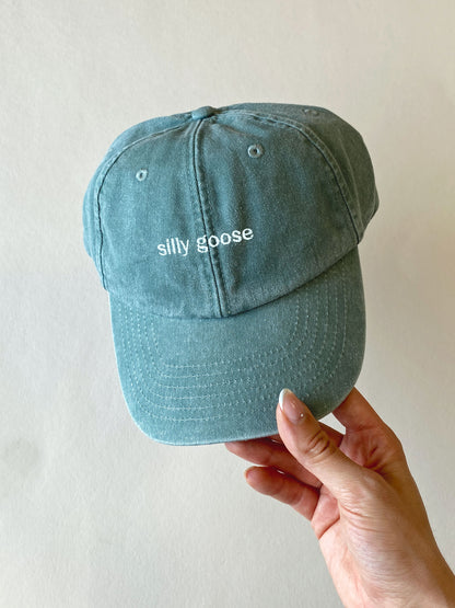 Vintage Style Denim Unisex Personalised Slogan Cap