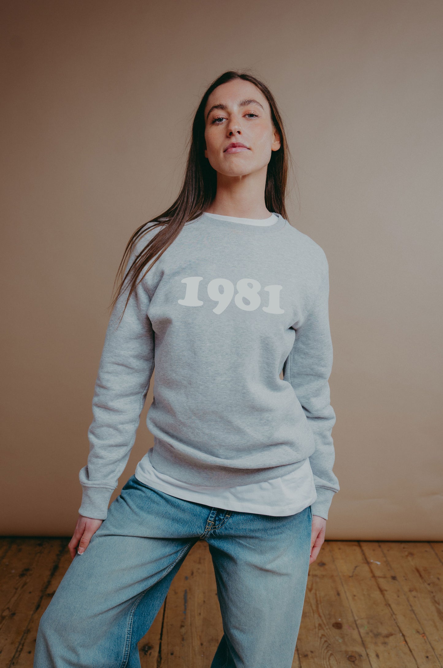 Retro Font Personalised Year Sweatshirt