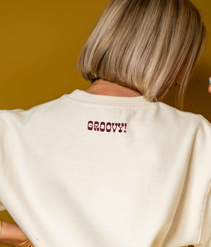 Groovy Font Personalised Year Sweatshirt