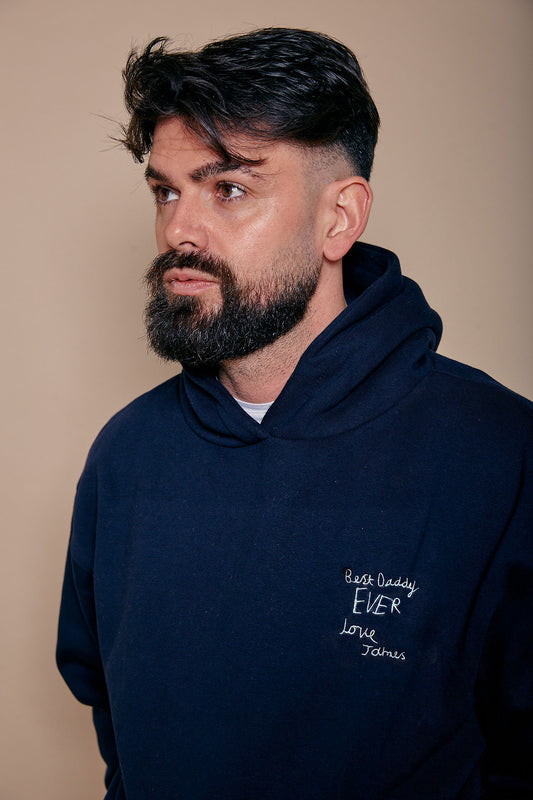 Personalised Handwriting Hoodie Breast Pocket