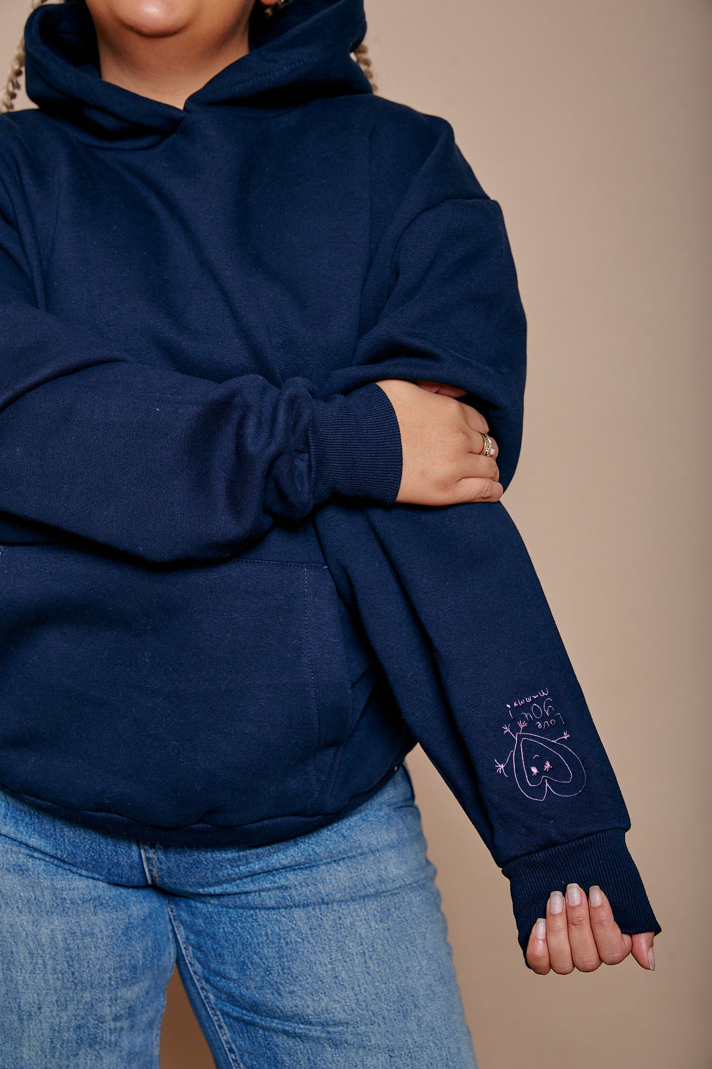 Personalised Handwriting Hoodie Cuff