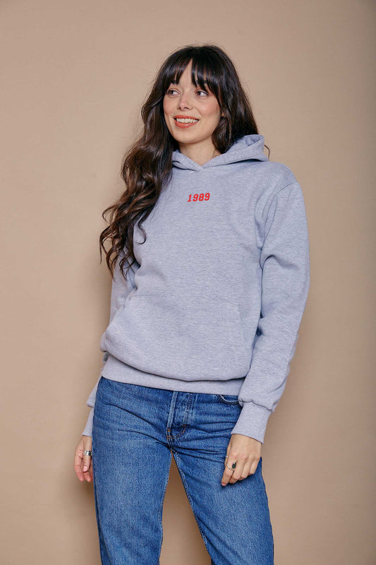 Personalised Embroidered Year Heavyweight Hoodie