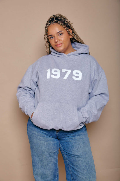 Unisex Personalised Year Heavyweight Hoodie