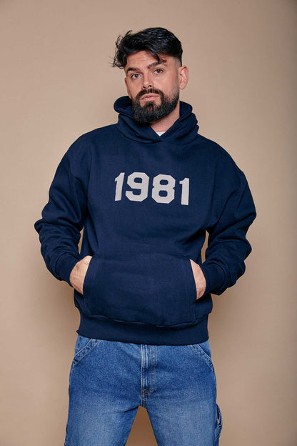 Unisex Personalised Year Heavyweight Hoodie