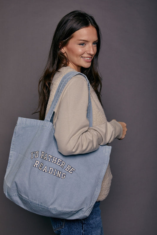 I'd Rather Be Reading Tote Bag