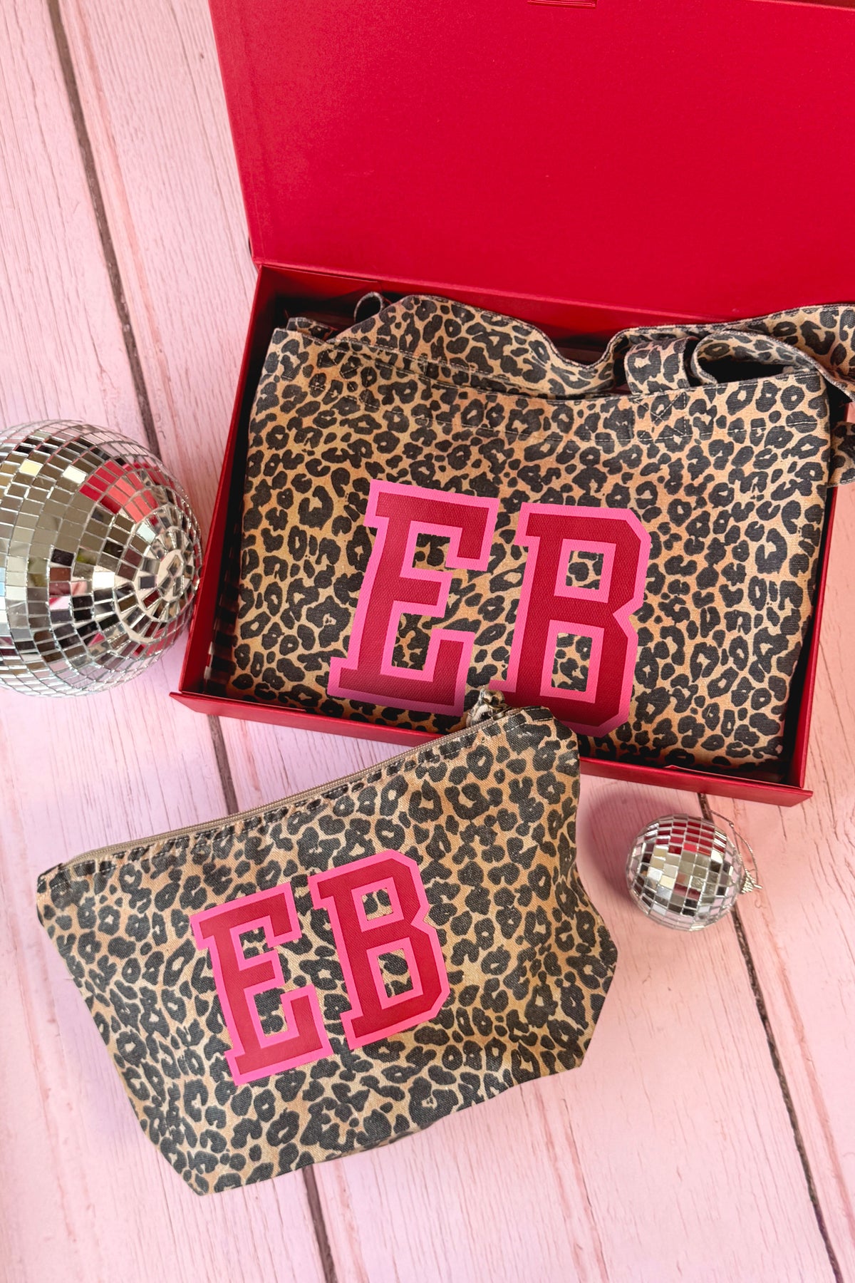 Leopard Lovers Initial Gift Bundle