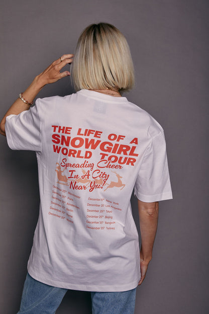 The Life of a Snow Girl Slogan Christmas T-Shirt