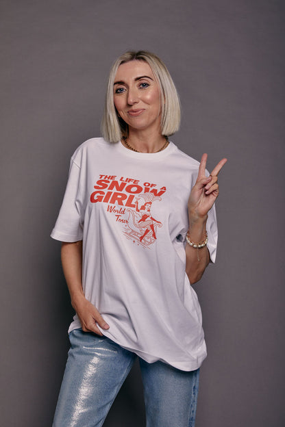 The Life of a Snow Girl Slogan Christmas T-Shirt